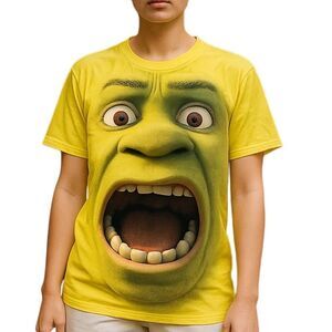 Shrek T-Shirt Unisex ASIAN size XXL/USA size Medium